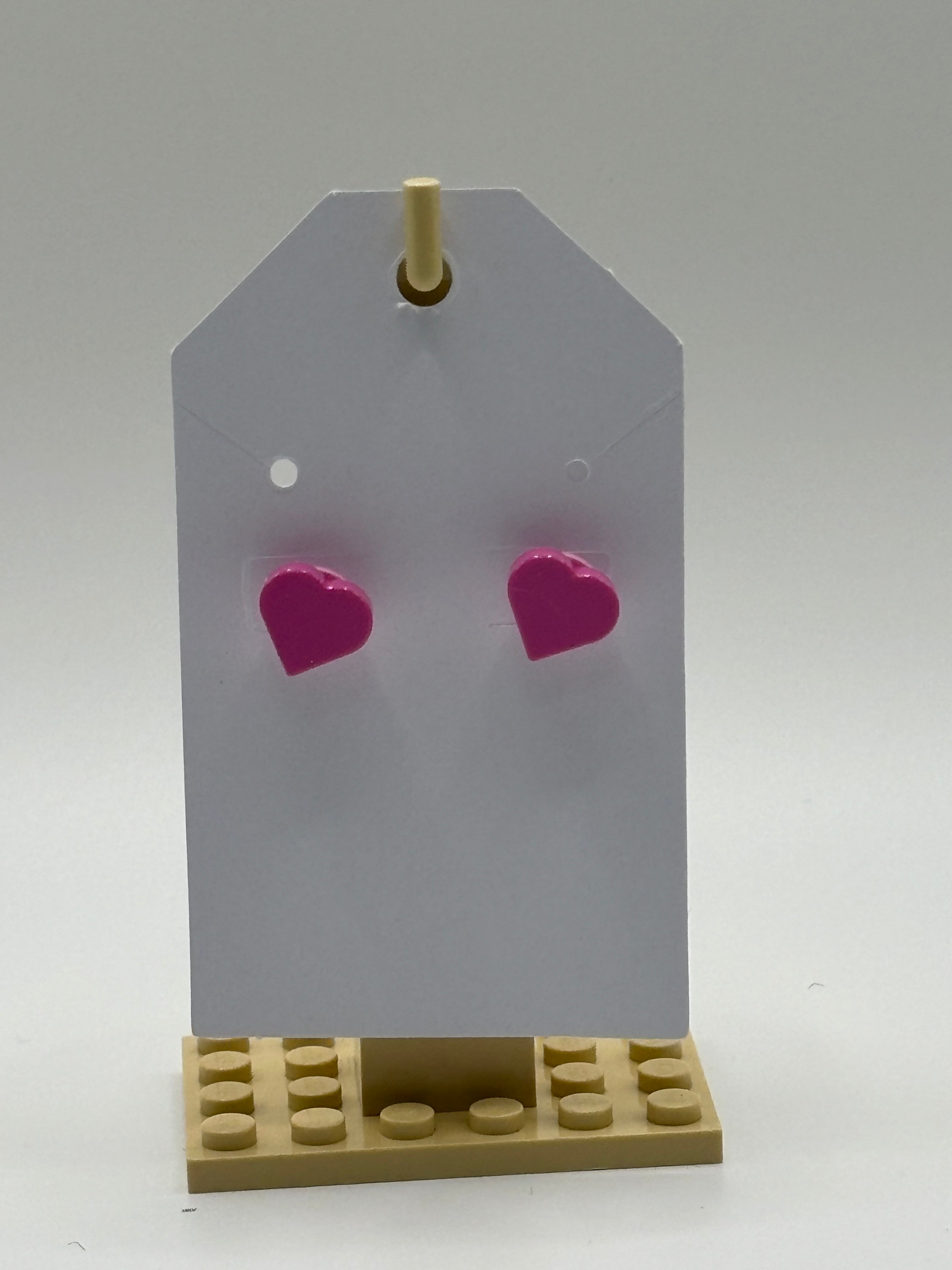 Stud Heart Earrings