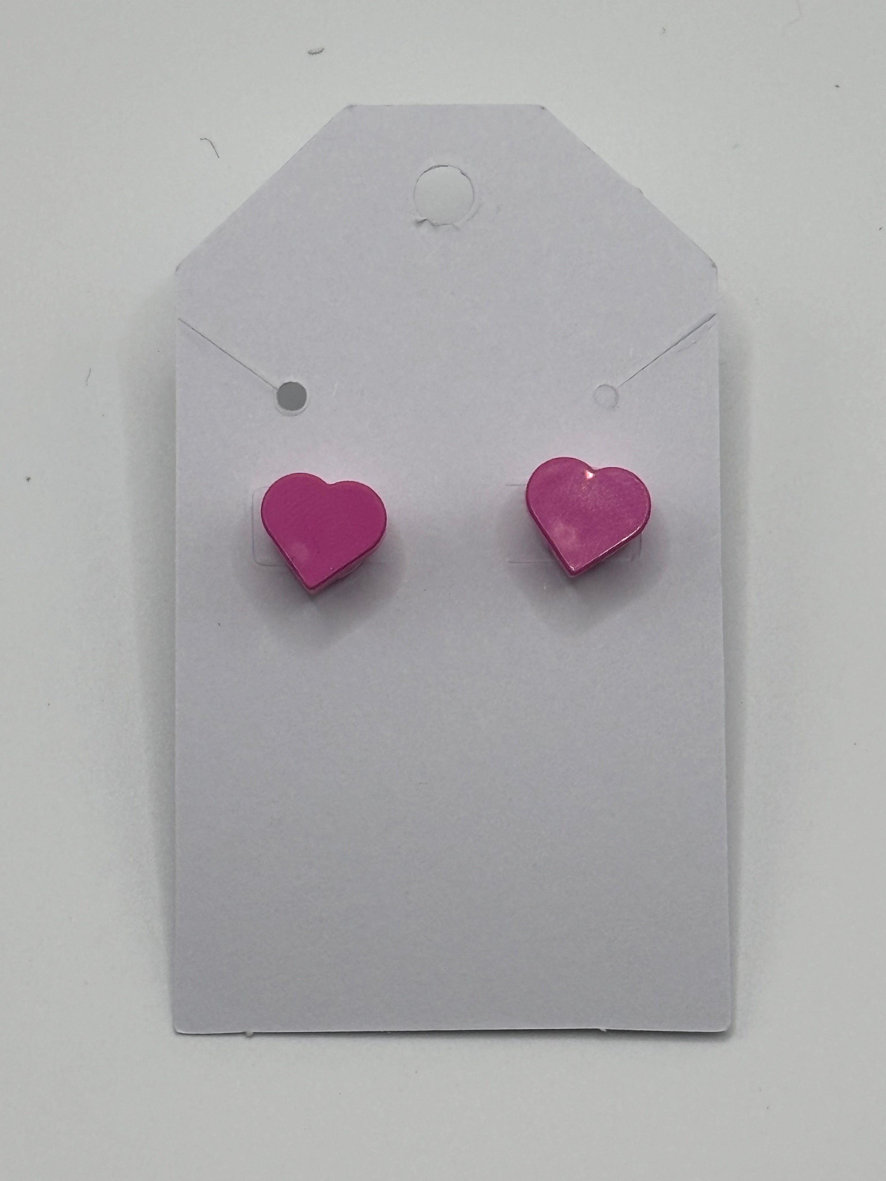 Stud Heart Earrings