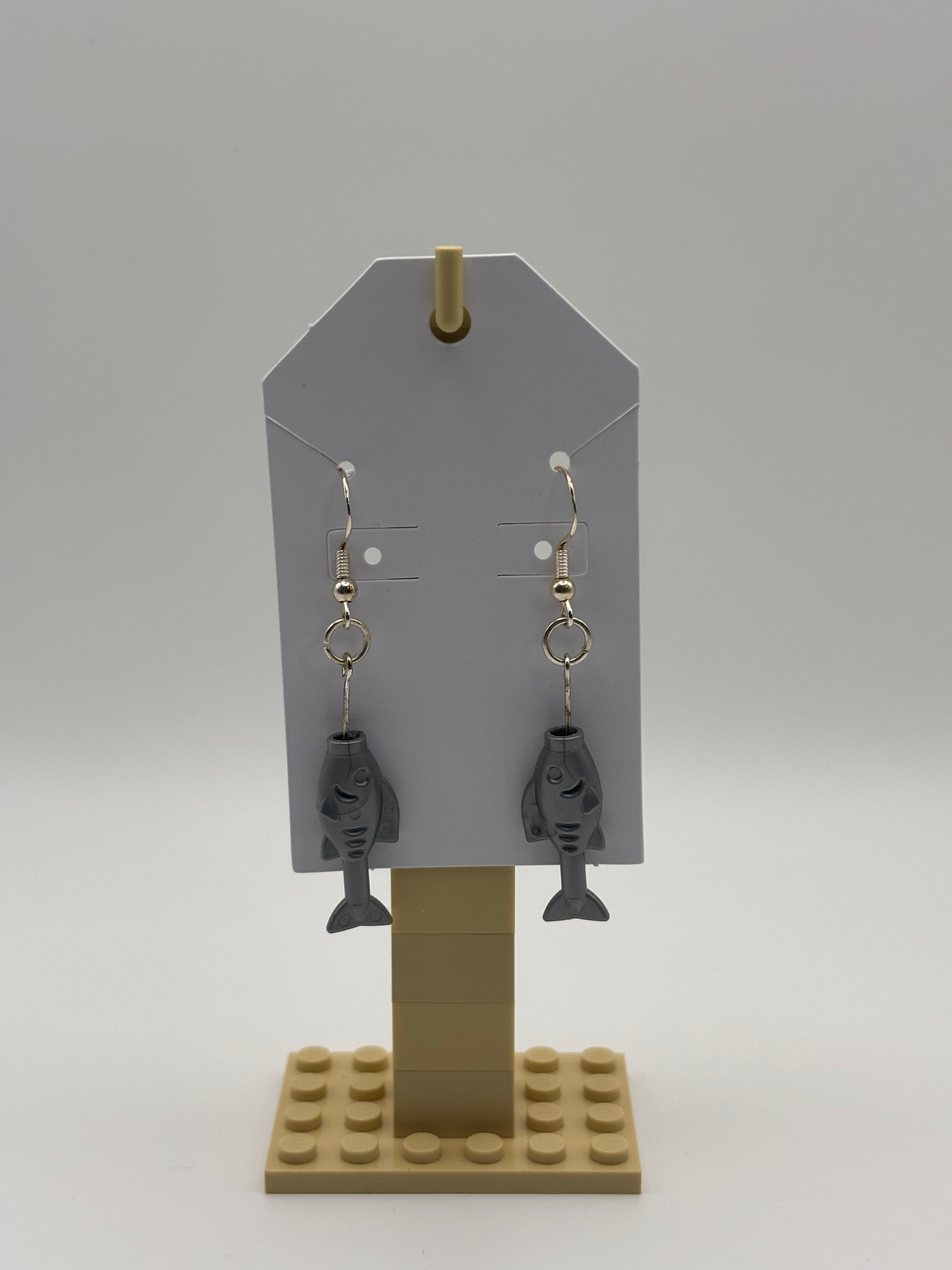 Hooked Fish Earrings
