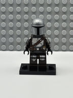 The Mandalorian / Din Djarin / 'Mando' - Silver Beskar Armor, Jet Pack, Helmet with Top Lines - sw1258
