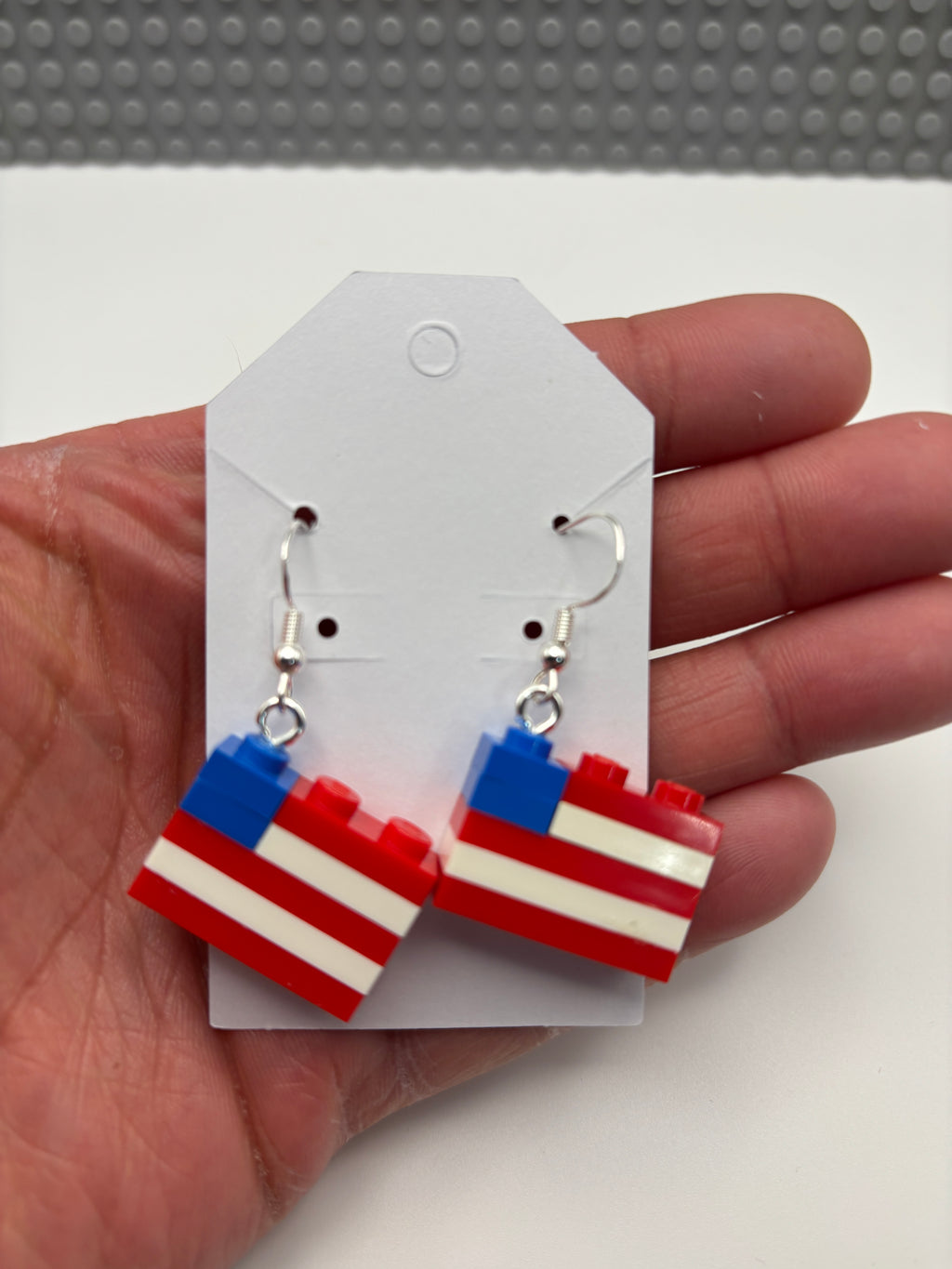 US Flag Earrings