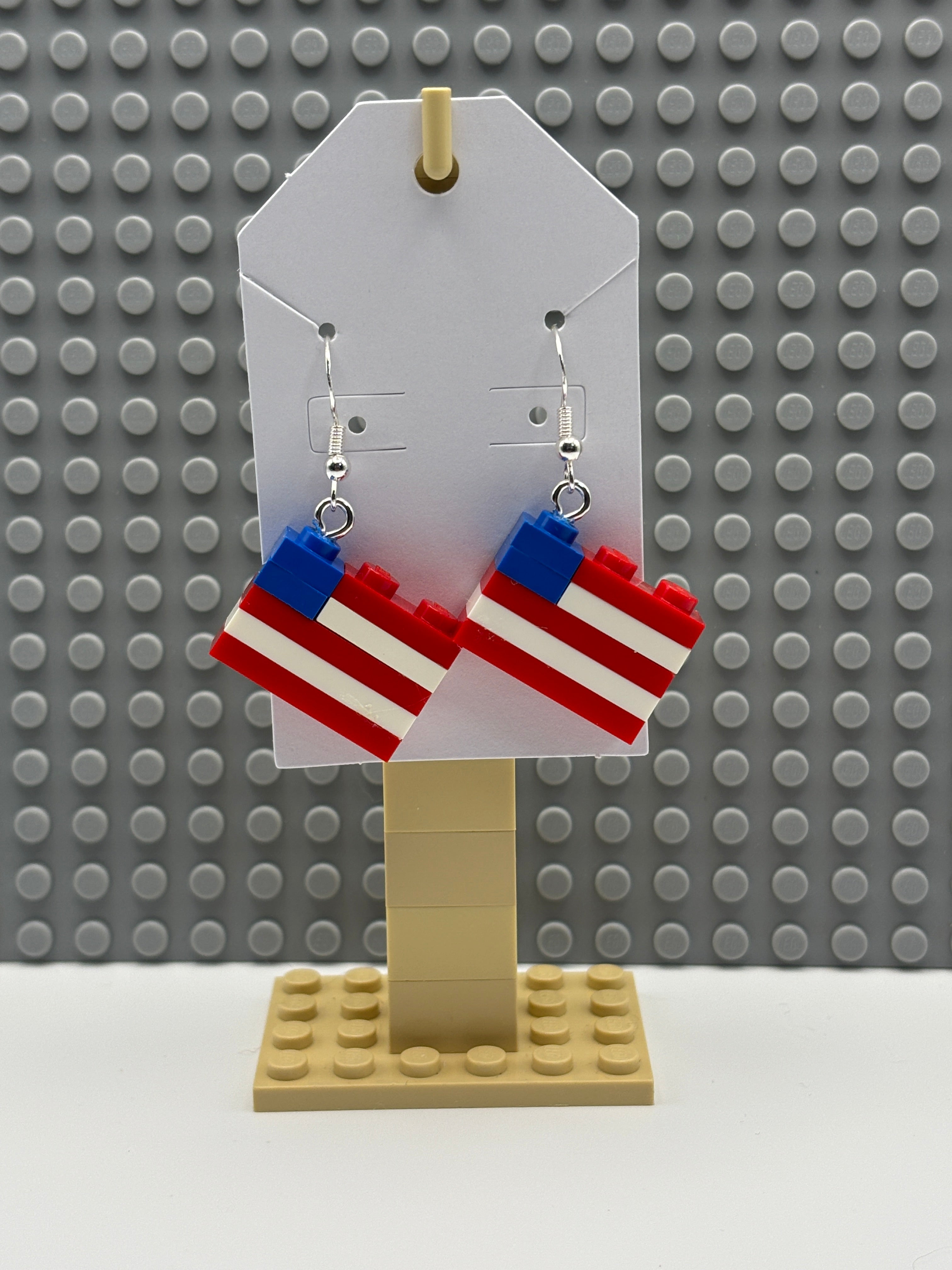 US Flag Earrings