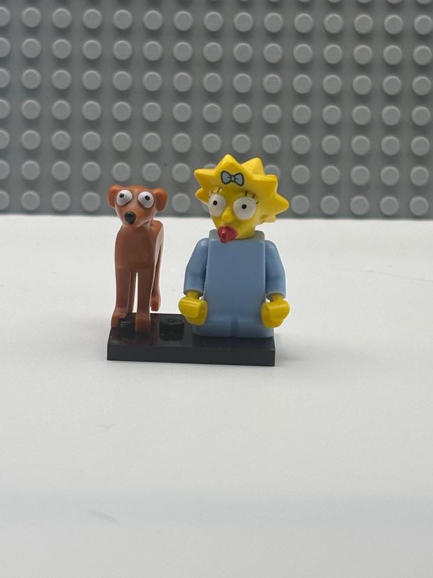 Maggie Simpson & Santa's Little Helper - colsim2-4