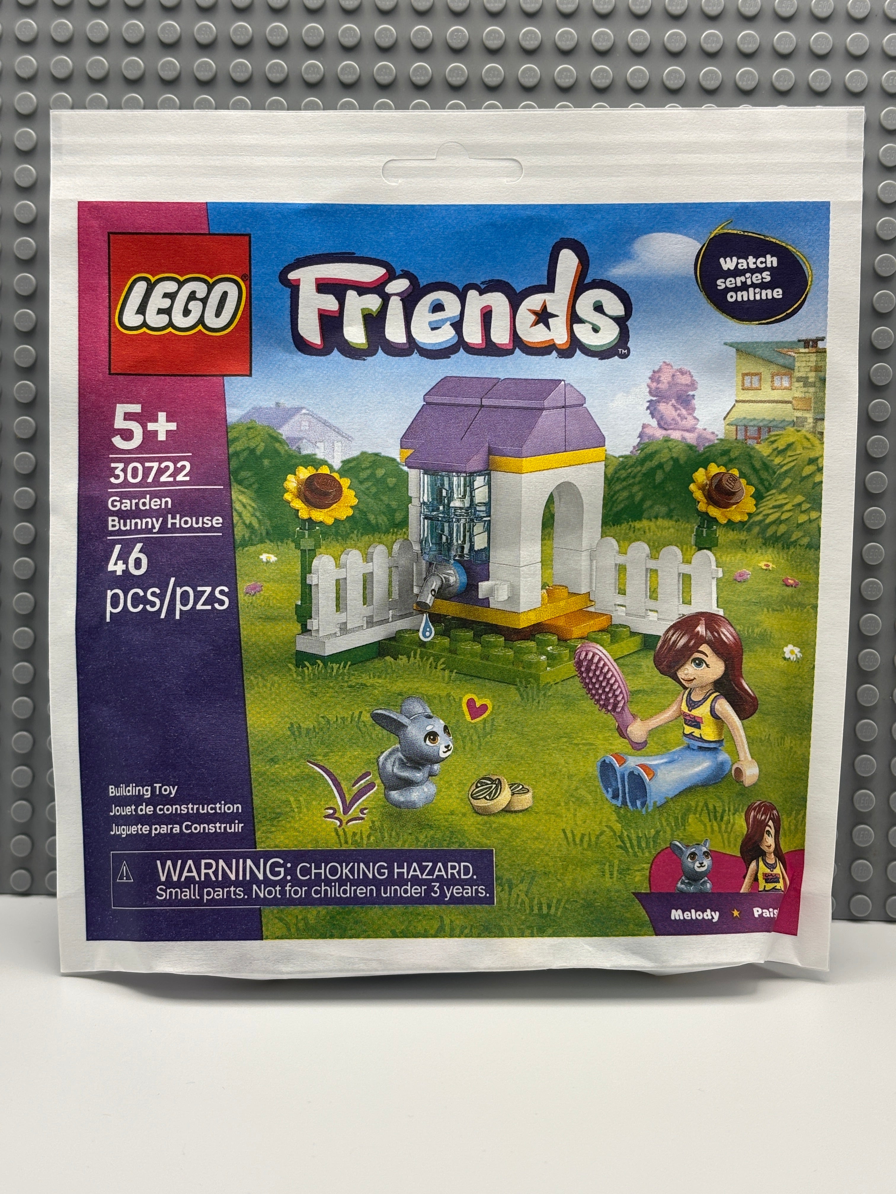 Garden Bunny House paper bag, #30722
