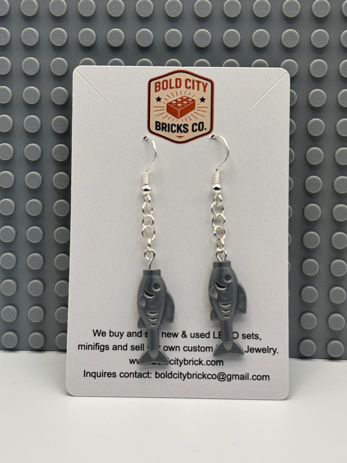 Hooked Fish Earrings