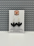 LEGO Bat Dangle Earrings - Jwl2004