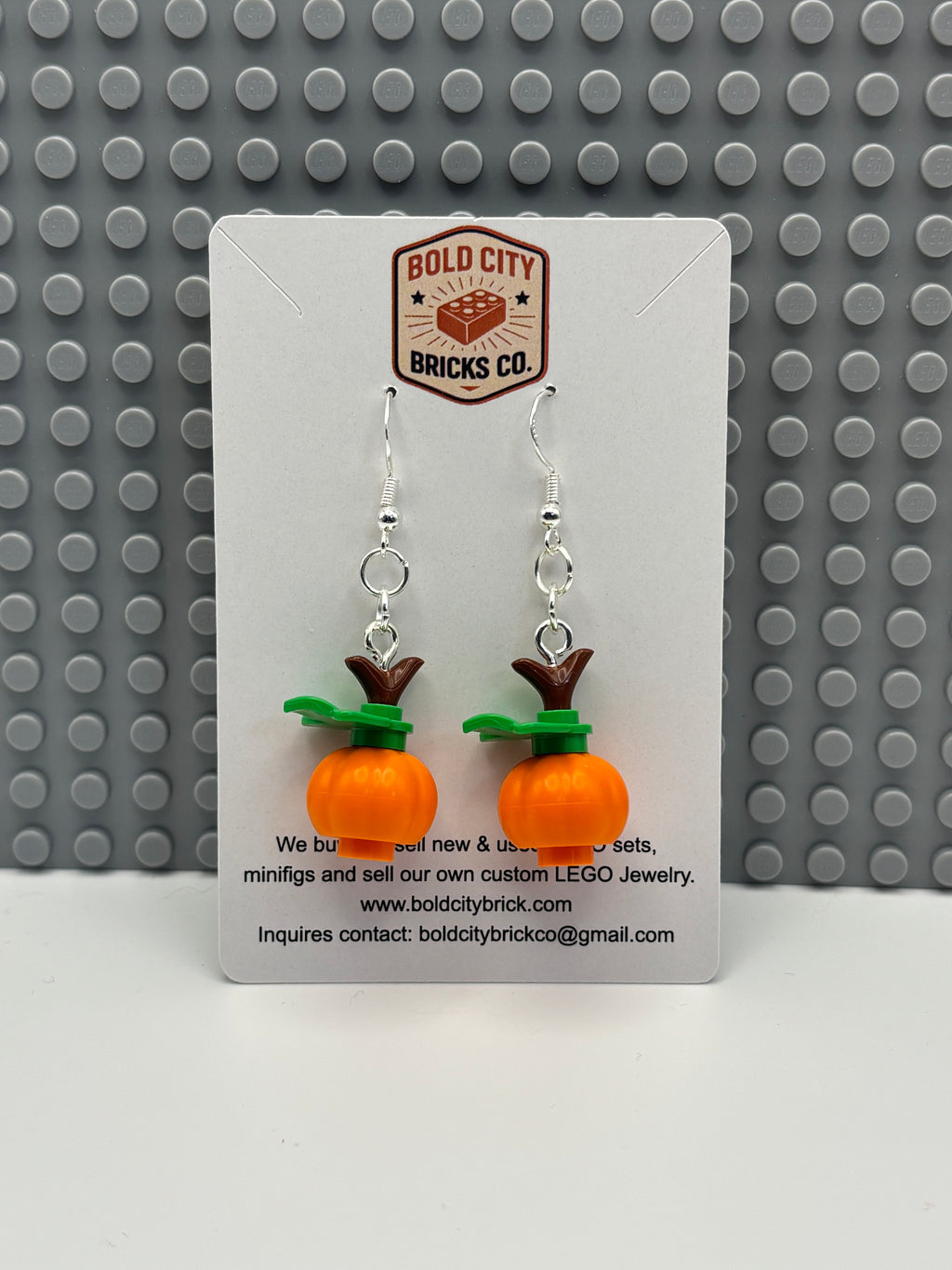 Pumpkin Dangle Earrings - Jwl10001