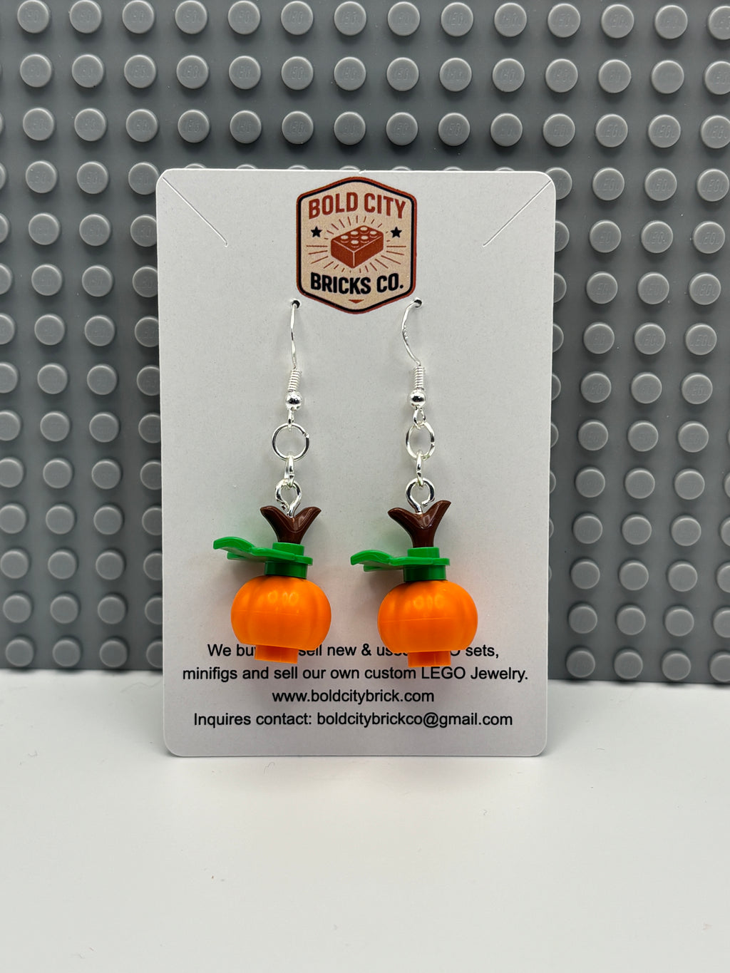 Pumpkin Dangle Earrings - Jwl10001