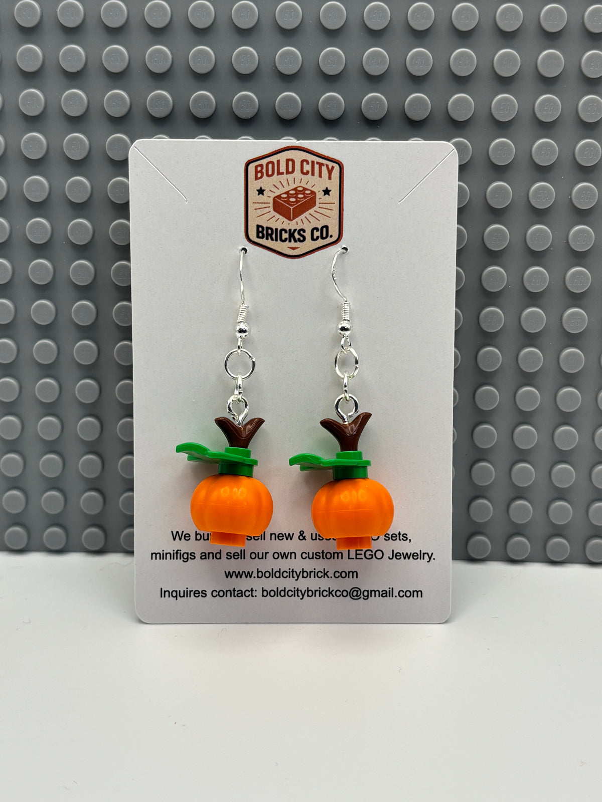 Pumpkin Dangle Earrings - Jwl10001